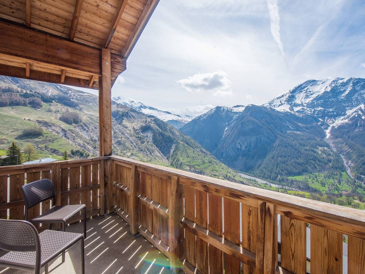 Appartement entier, Appartement de vacances pour 10 personnes avec balcon in Orcières, Parc national des Écrins