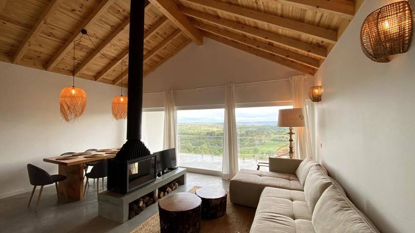 Casa de férias para 6 pessoas, com Varanda e Terraço e ainda Jardim and Vista em Trancoso (Portugal)