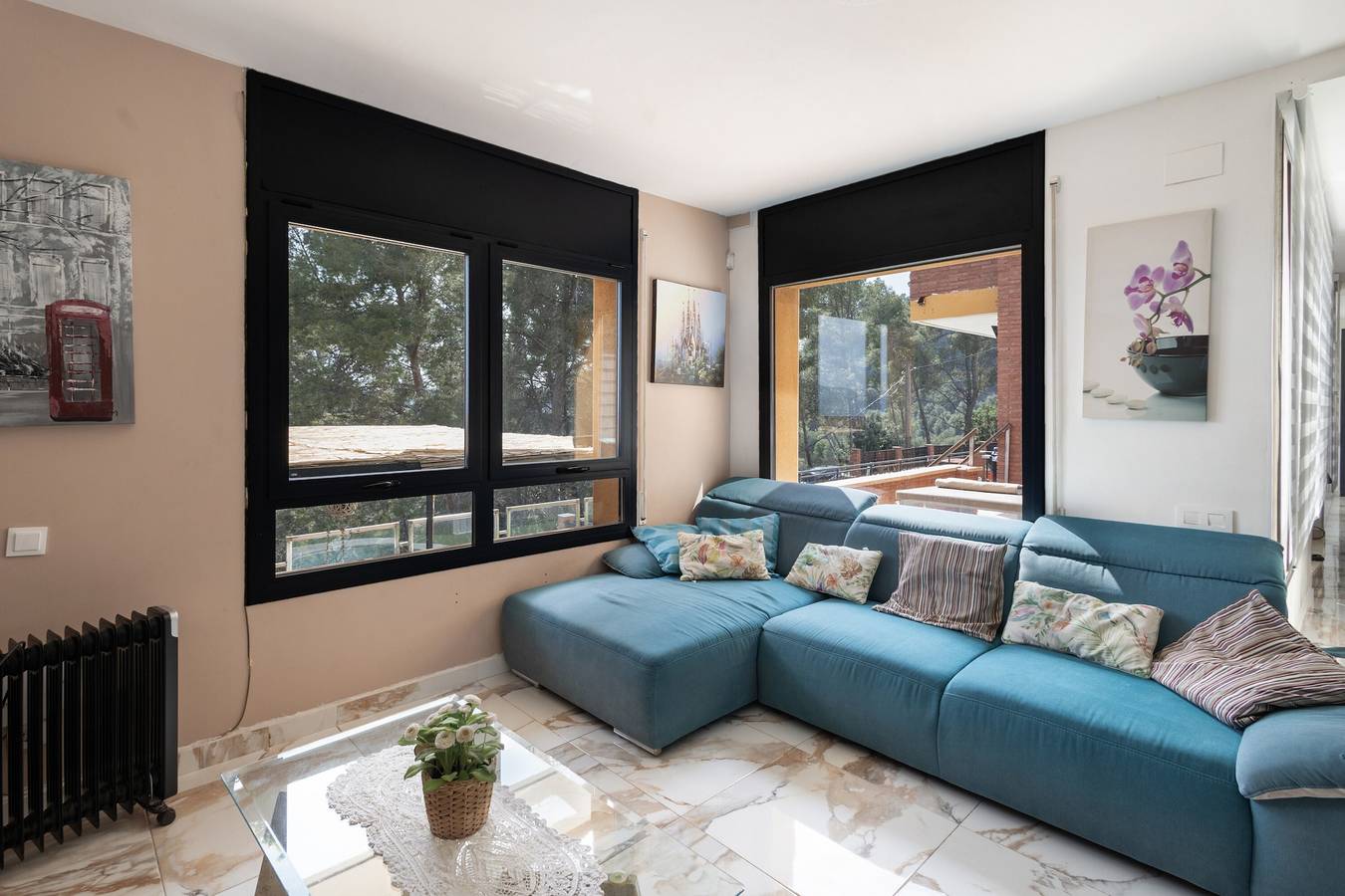 Villa „Camarassa“ mit Meerblick, Wlan und Klimaanlage in Cervelló, Barcelona Binnenland