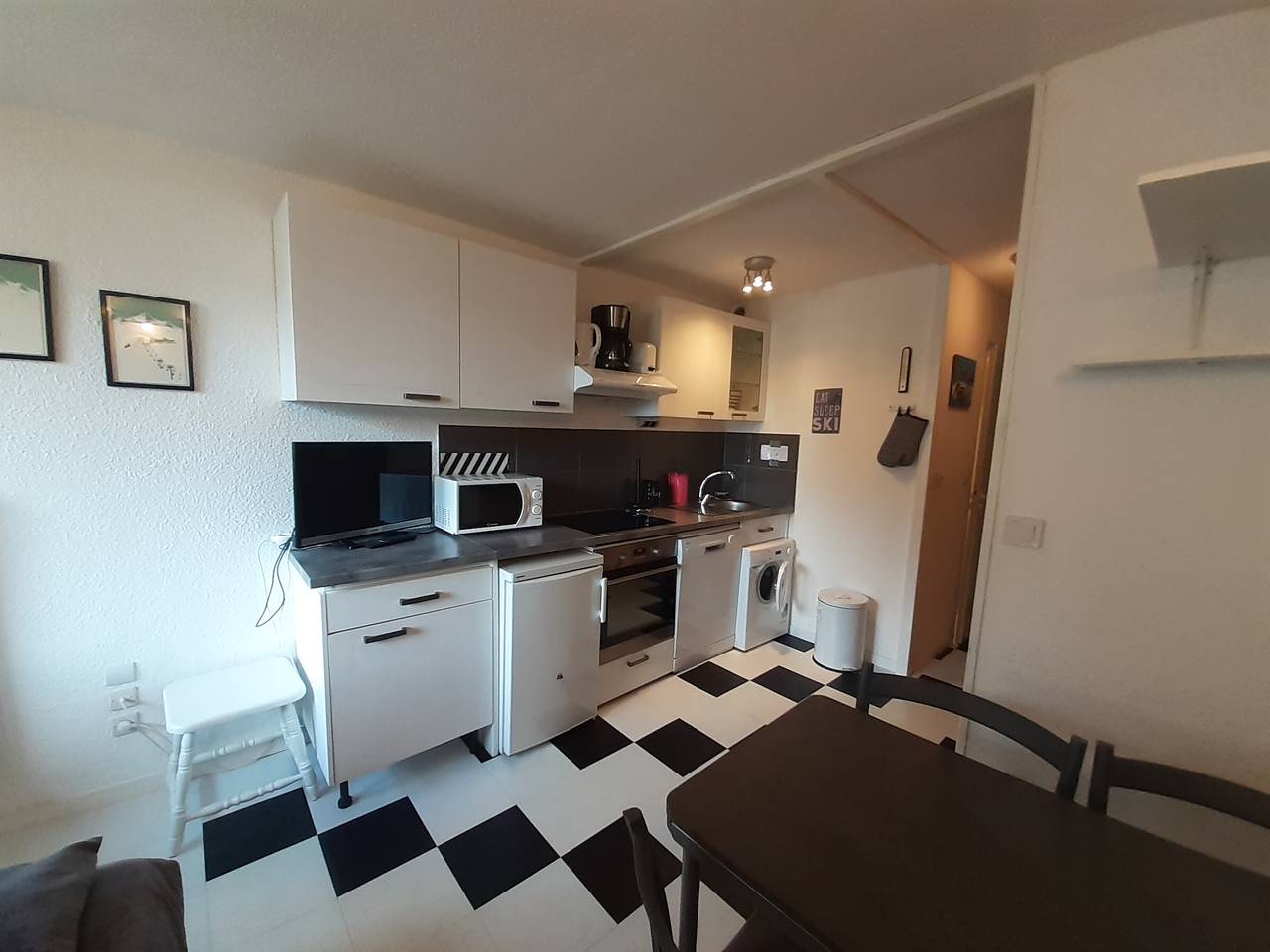 Estudio entero, Estudio acogedor cerca del telecabina en Valfréjus in Valfréjus, Modane