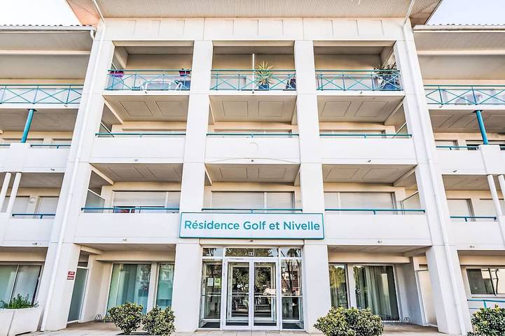 Gîte pour 4 personnes, avec Balcon et Piscine dans Golf De La Nivelle