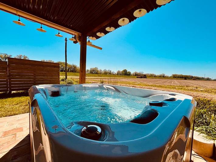 Maison de vacances pour 2 personnes, avec Balcon et Terrasse ainsi que Jardin et Vue