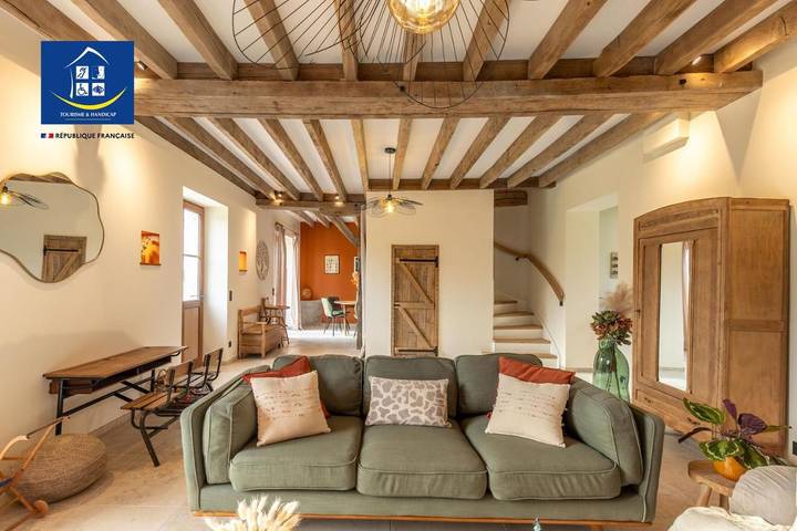 Location de vacances pour 6 personnes, avec jardin et vue à Chémery - 2