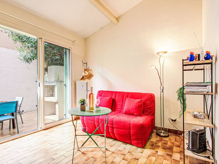 Location de vacances pour 4 personnes, avec jardin ainsi que terrasse et bassin pour enfant à Canet-en-Roussillon - 3