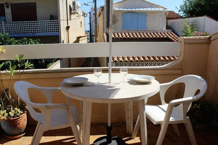 Appartement de vacances pour 2 personnes, avec terrasse à Port-la-Nouvelle