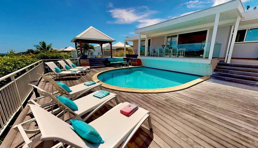Villa pour 6 personnes, avec piscine et terrasse dans Saint Martin