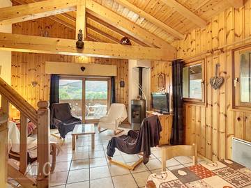 Gîte pour 8 personnes, avec balcon à Combloux