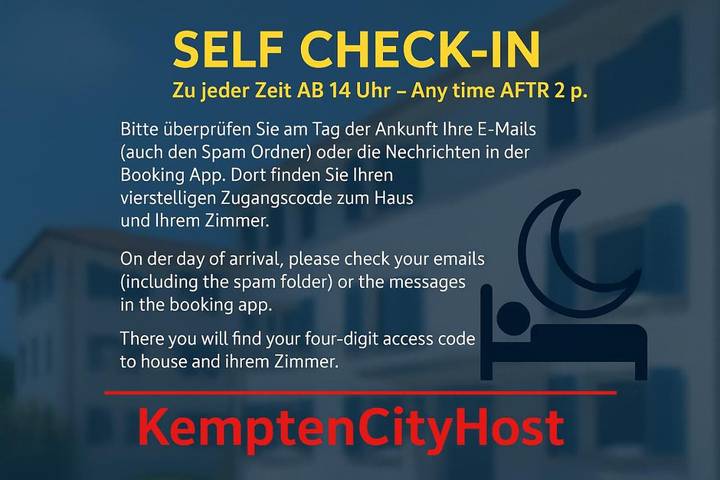 Ferienwohnung für 2 Personen, mit Garten und Terrasse in Kempten - 4