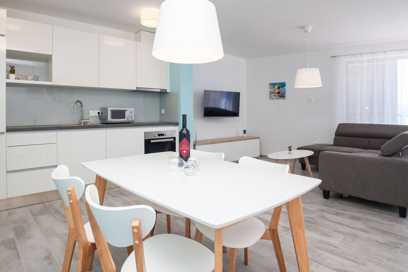 Ganze Wohnung, Dva Galeba - One Bedroom Apartment with Sea View (204) in Bol, Brac