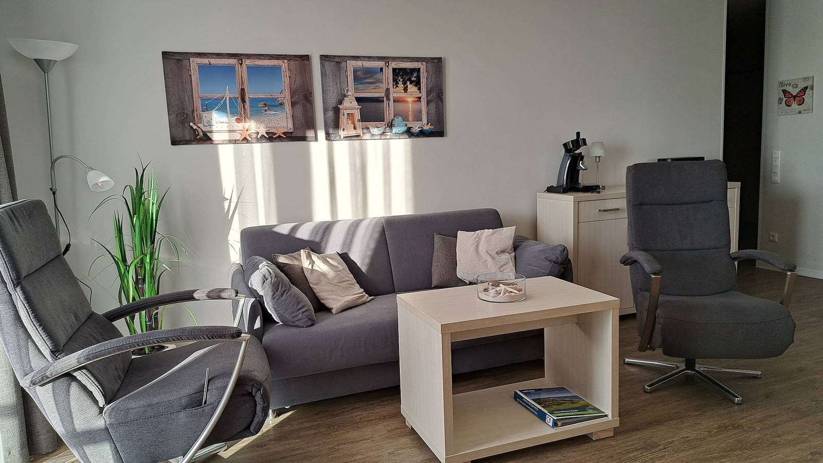 Ganze Ferienwohnung, Apartment 28, Blickrichtung Innenstadt/Binnenhafen in Eckernförde, Rendsburg-Eckernförde