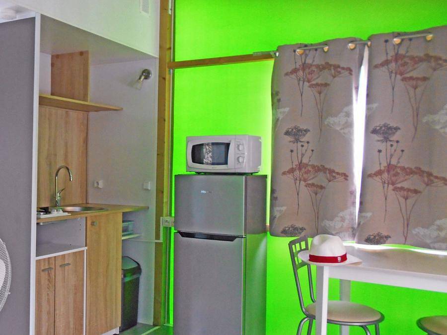 Camping Tikayan Saint Clair - Mobilhome 2 personnes - Tithome Eco. in Moustiers-Sainte-Marie, Parc naturel régional du Verdon