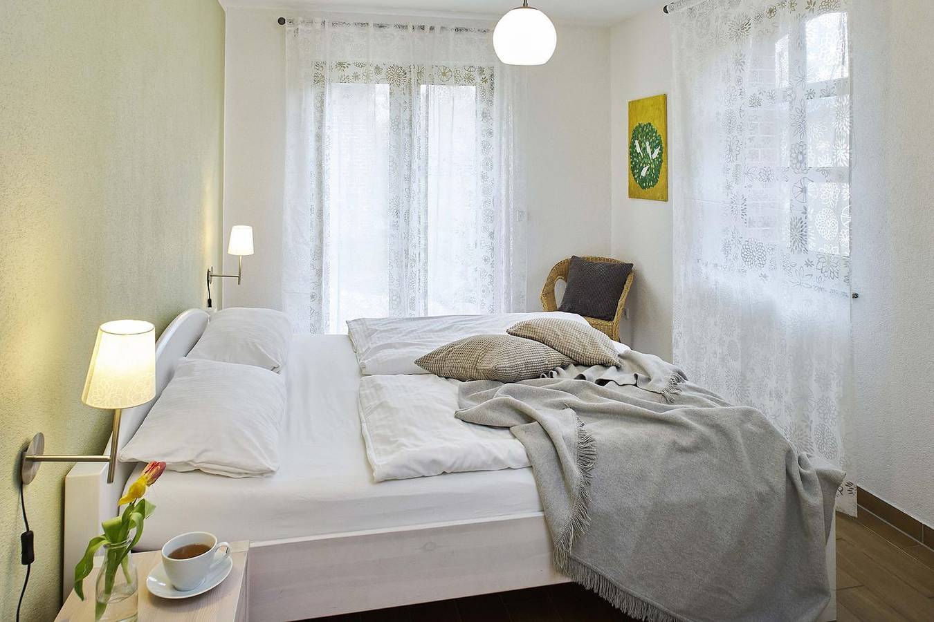 Fliederhaus mit 92 m² auf 2 Ebenen für 6+2 Pers., 3 Schlafzimmer, 3 Bäder in Görzig, Rietz-Neuendorf