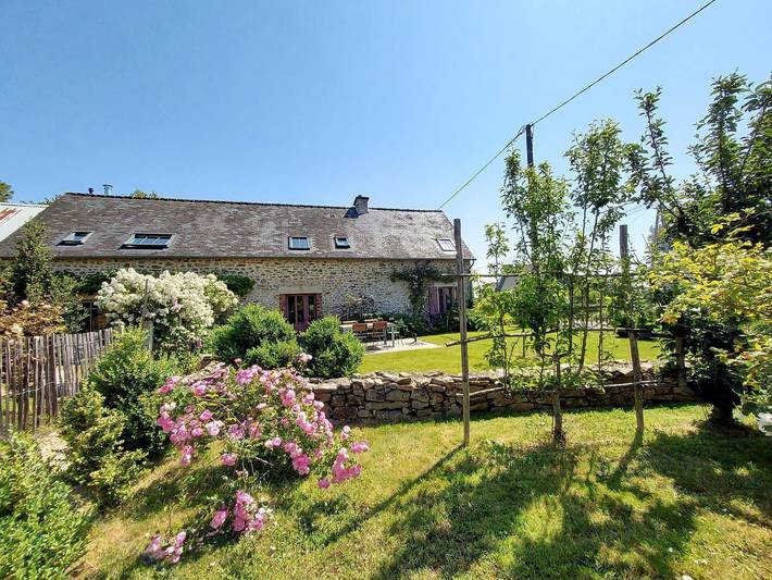 Maison de vacances pour 5 personnes, avec Terrasse ainsi que Jardin et Vue à Plumergat