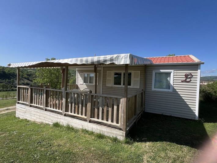 Mobil home pour 5 personnes, avec piscine à Saint-Georges-de-Luzençon - 4