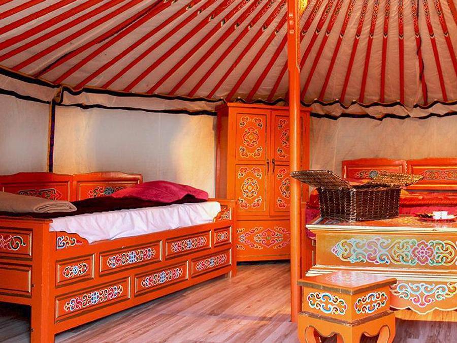 Camping Défiplanet' - Alojamiento 7 personas - Yurta (sin aseo ni ducha) in Dienné, Vienne