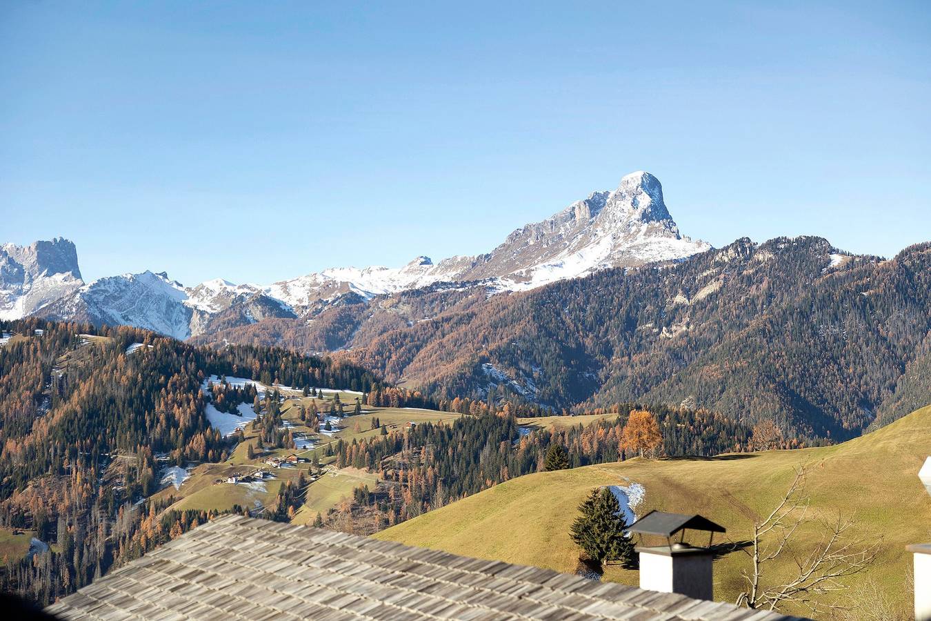 Ganze Wohnung, Apartment 'Pütia' mit Bergblick, gemeinsamer Terrasse und Wlan in Wengen (Italien), Dolomiti Superski