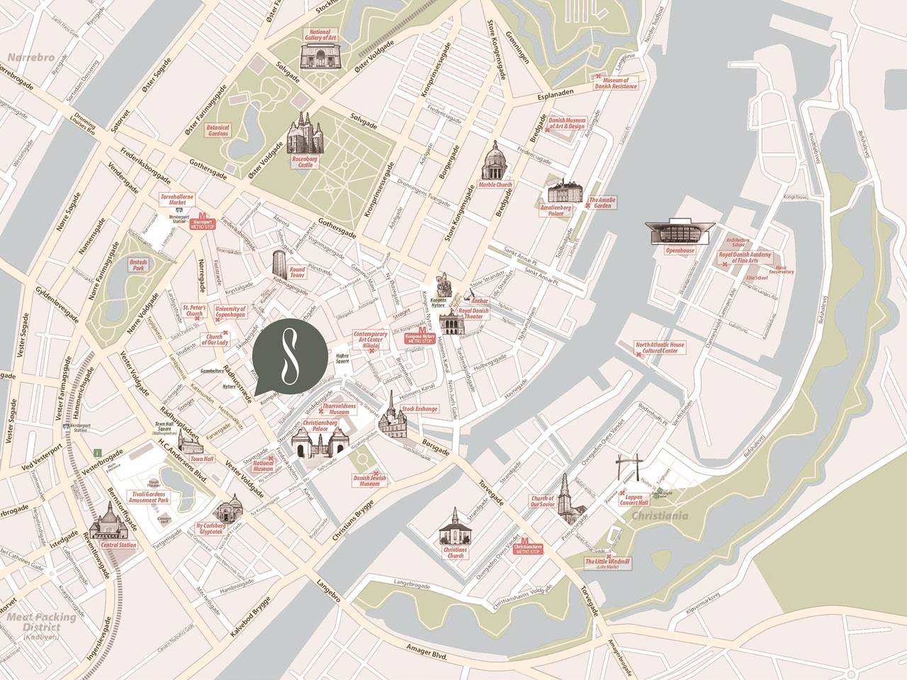 Entire apartment, Tivoli 2 - Spacious 3 Bedroom near Tivoli in Copenhagen City, Copenhagen