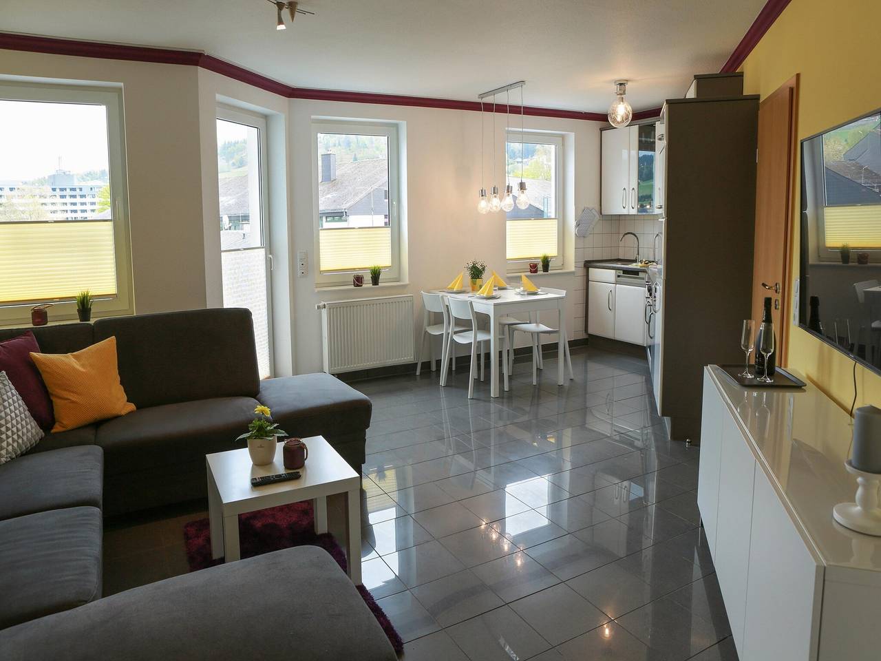 Ganze Wohnung, Wohnung mit Balkon und toller Aussicht in Willingen, die Mittelgebirge