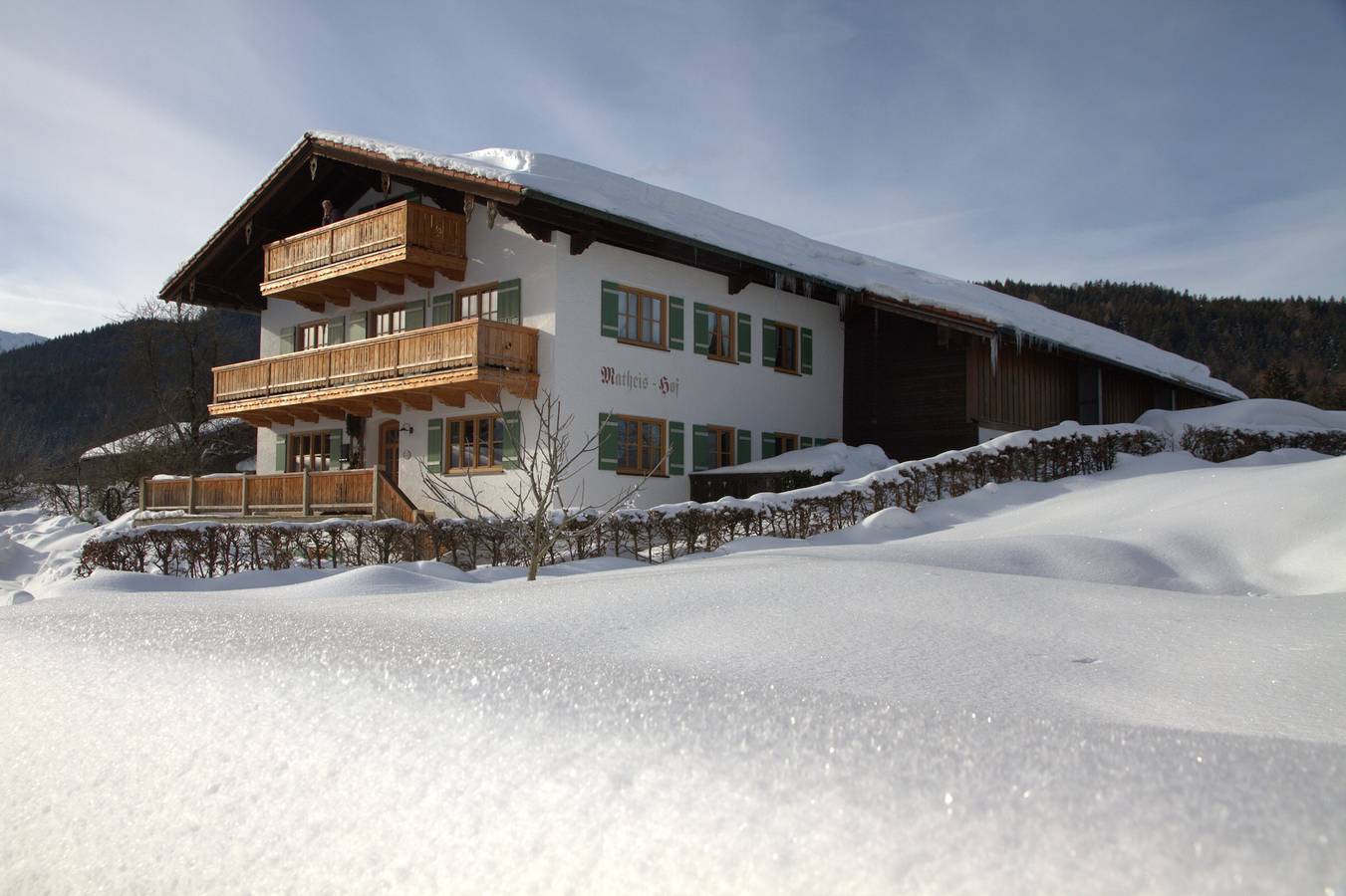 Matheishof - Chiemgau Karte - Ferienwohnung Guat'kammer in Inzell, Bayerische Alpen