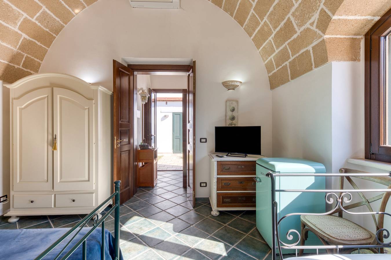 Ganze Wohnung, Ferienwohnung 'Agriturismo Le Baccole - Apt' mit privater Terrasse, privatem Garten und Klimaanlage in Gagliano del Capo, Golf von Tarent