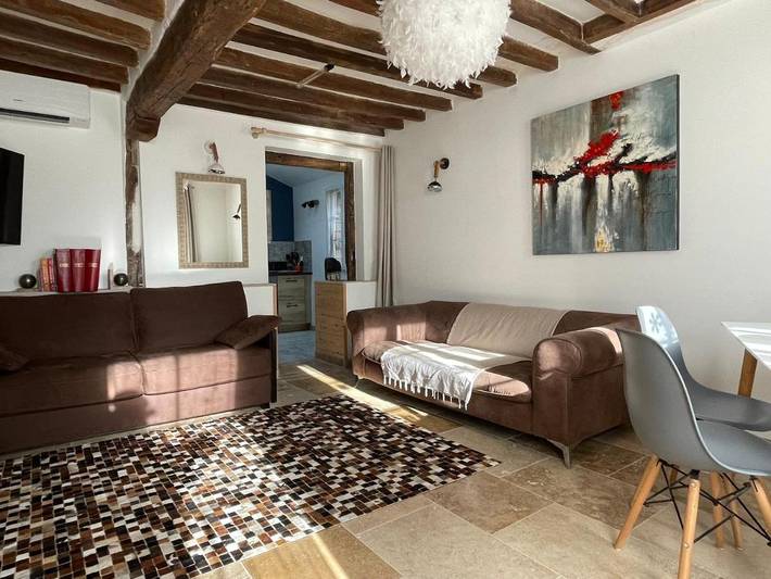 Location de vacances pour 7 personnes, avec terrasse, animaux acceptés à Bois-Jérôme-Saint-Ouen