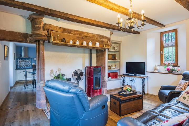Gîte de Ségonzac : vue sur le lac, terrasse privée et Wi-Fi in Villecomtal, Aveyron