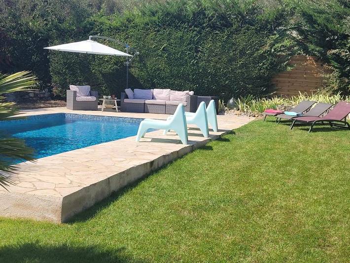 Villa pour 6 personnes, avec jardin ainsi que piscine et terrasse, animaux acceptés à Le Rouret - 2