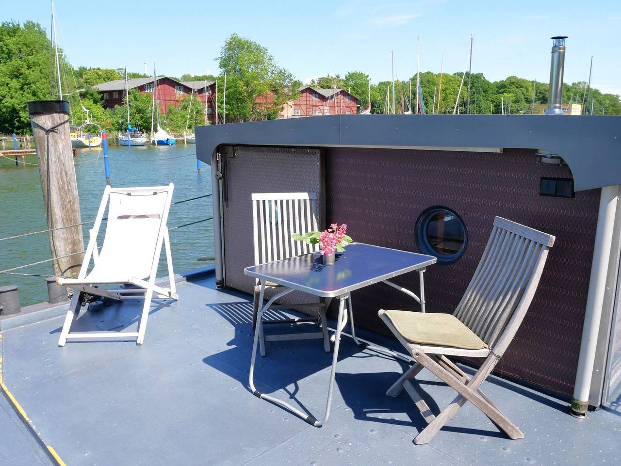 Hausboot Dänholm - Hausboot in Dänholm, Stralsund