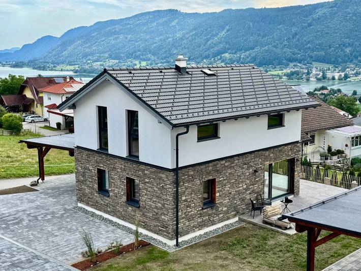 Ferienhaus für 6 Personen, mit Garten und Seeblick am Ossiacher See