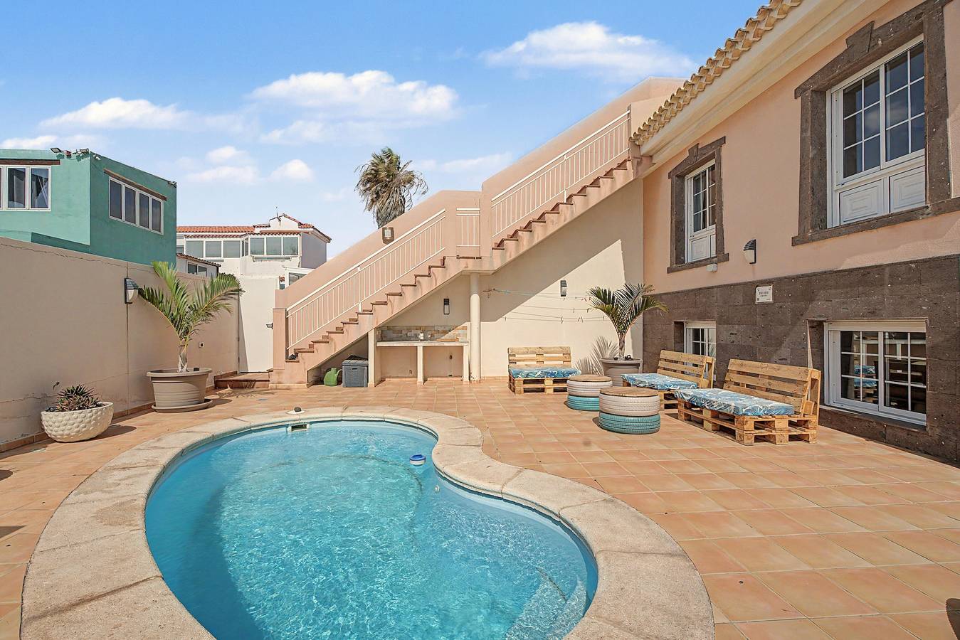 Casa Orquidea – Chalet mit Meerblick, Pool & Dachterrasse in ruhiger Küstenlage, Pelada Beach in Ensenada Pelada, Granadilla de Abona