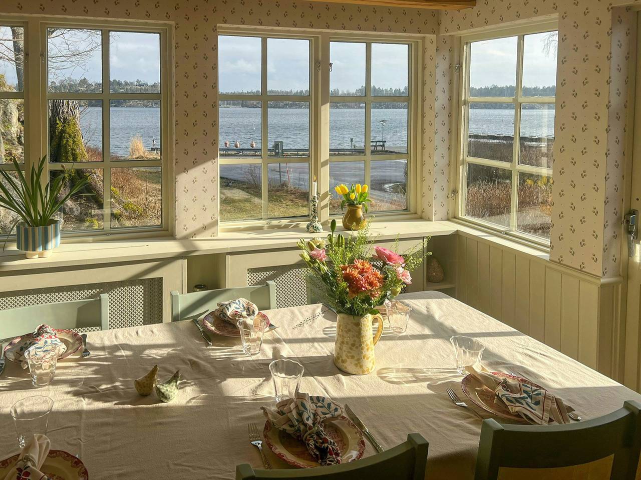 Neu renoviertes Haus am Meer auf Värmdö in Stockholmer Schärengarten