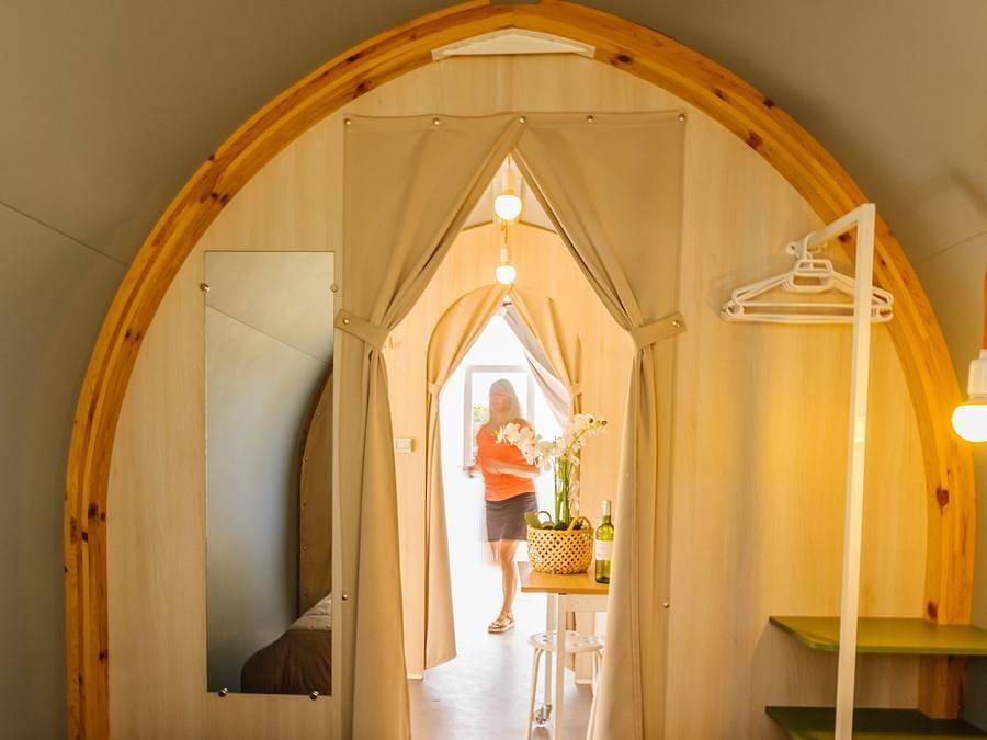 Camping Mahana by La Pège  - Hébergement 4 personnes - Coco sweet- Kon Tiki - 2 chambres - 16m² 4 pers in Saint-Hilaire-de-Riez, Vendée
