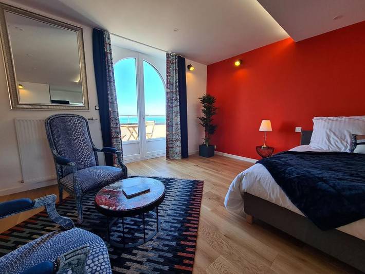 Appart’hôtel pour 2 personnes, avec Jacuzzi et Jardin ainsi que Sauna et Vue à Santec
