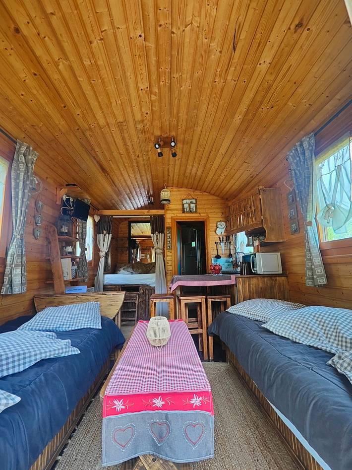 Cabane en bois pour 4 personnes, avec jardin et sauna dans les Hautes-Pyrénées - 4
