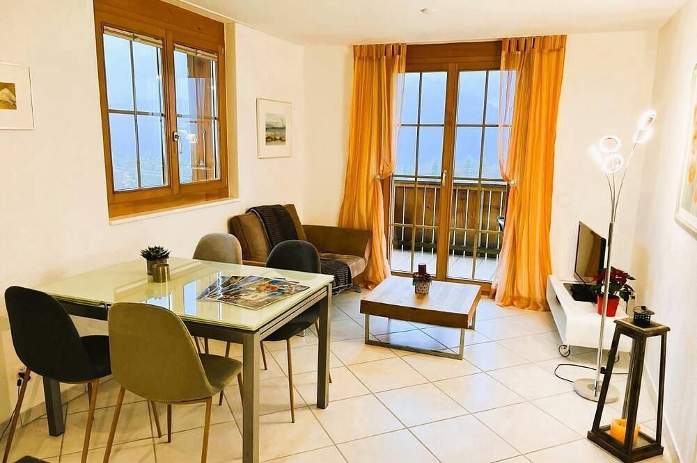 Ferienwohnung Aeschi b. Spiez für 1 - 2 Personen mit 1 Schlafzimmer - Ferienwohnung in Ein- oder Meh in Aeschi bei Spiez, Thunersee
