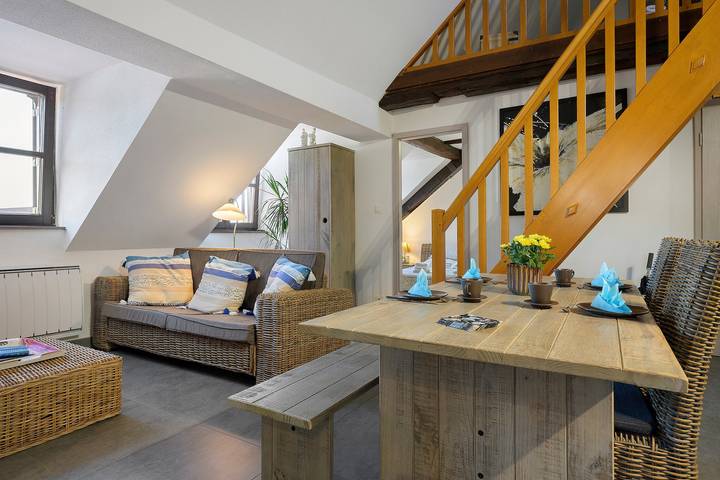 Apartamento entero, Apartamento «Le Bretzel» con vistas a la montaña y Wi-Fi in Ribeauvillé, Parque natural regional de los Ballons des Vosges