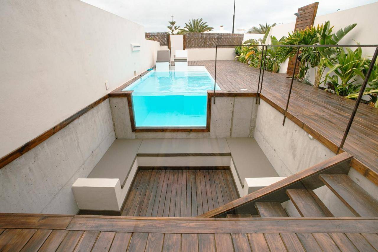 Casa Ouira Chalet con Piscina Privada y vistas in Geafond, La Oliva