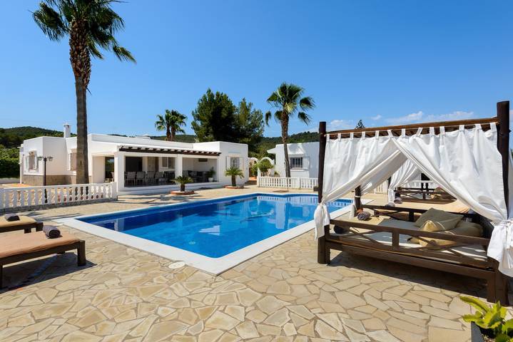 Casa de vacaciones para 10 personas, con Jardín en Sant Antoni de Portmany