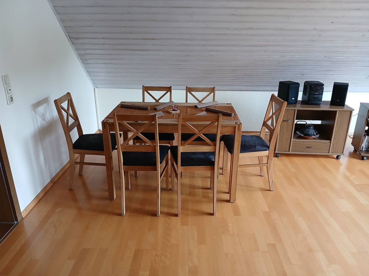 Ganze Wohnung, Ferienwohnung 'Am Radweg' mit Balkon und Wi-Fi in Zeitlofs, Rhön-Bayern