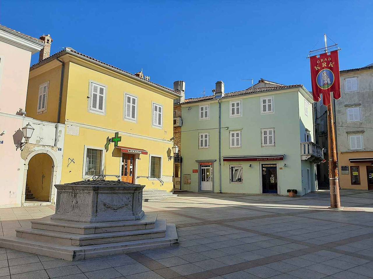 Entire studio, Studio mit Klimaanlage und Meerblick  in Krk Town, Krk