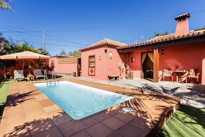 Casa rural para 2 personas, con piscina además de vistas y jardín en Puntagorda - 3