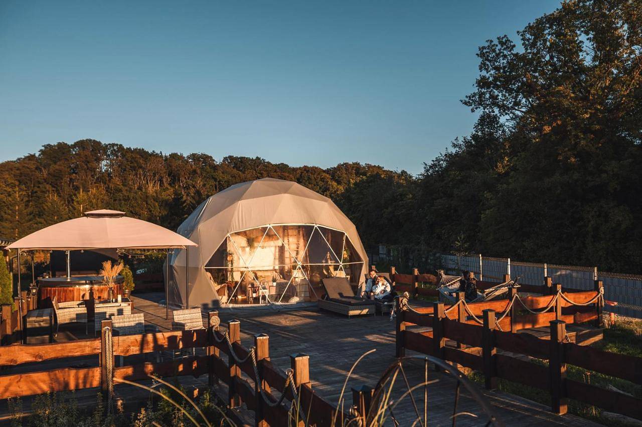 Romantic Dome - Private Hot Tube, Sauna & Lake view in Międzyzdroje (Gmina), Zalew Szczeciński