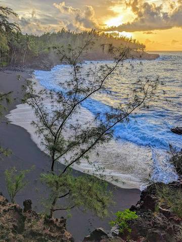 Chambre d’hôte pour 2 personnes, avec terrasse ainsi que jardin et vue dans Hawai