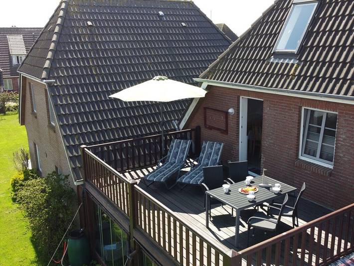 Ferienhaus für 4 Personen, mit Balkon in Borgsum