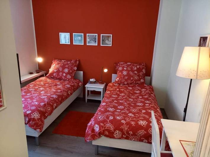 Ferienwohnung für 4 Personen, mit Ausblick und Garten in Leipzig-Ost