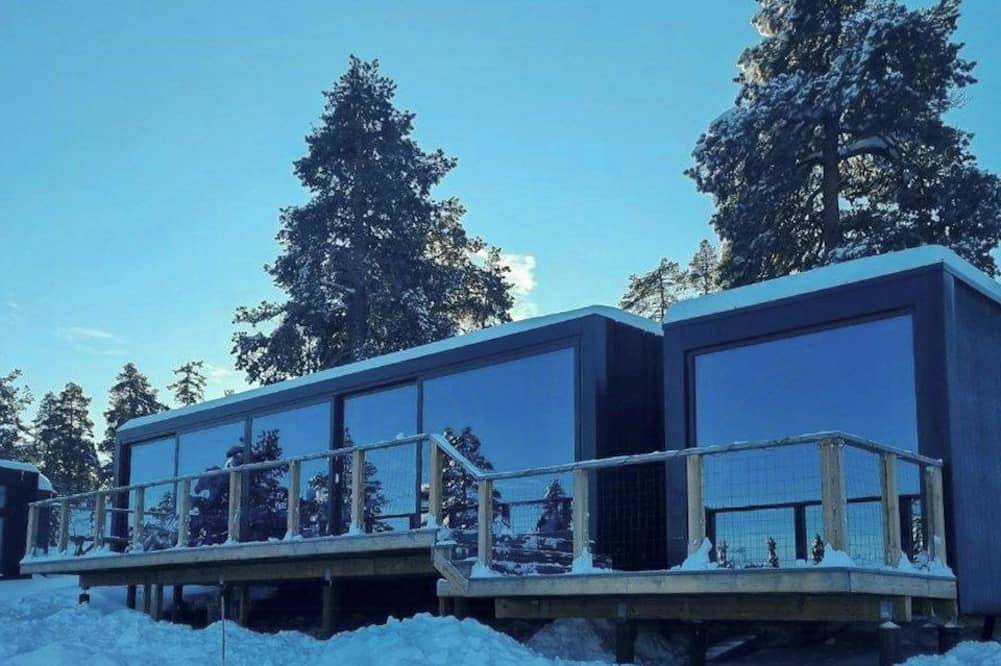 Moderne Hütte auf Blefjell in Flesberg