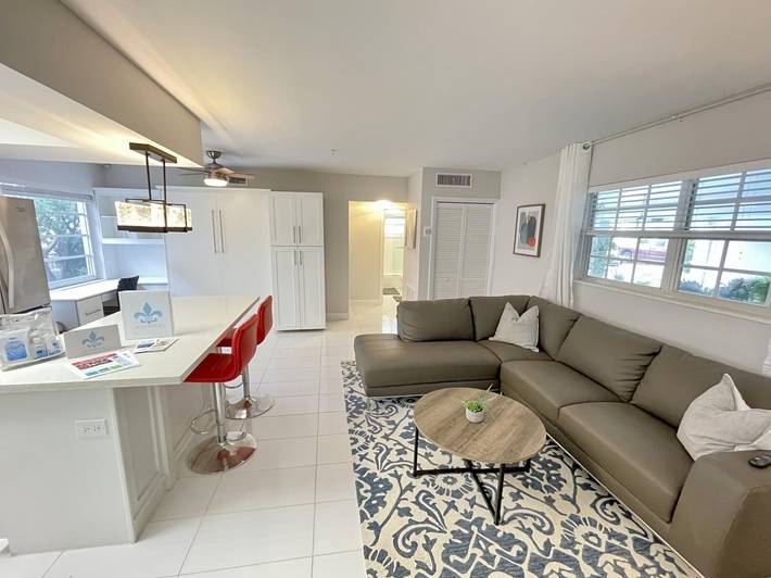 Apartment for 4 people, with balcony, kid friendly in Fort Lauderdale
