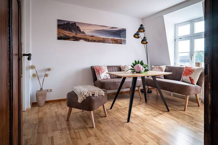 Ferienwohnung für 4 Personen, mit Terrasse in Adventsstadt Quedlinburg