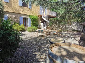 Gîte pour 2 personnes, avec jardin et vue, animaux acceptés à Cucugnan