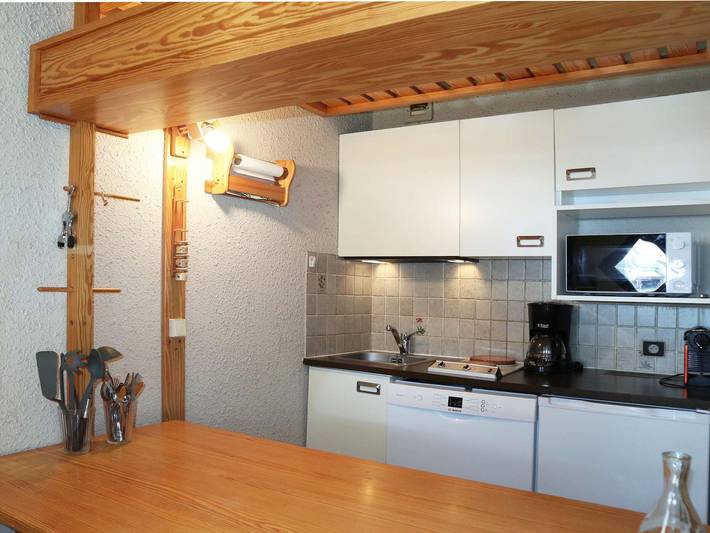 Ganzes Studio, Geräumiges Studio für 6 mit Balkon in Les Orres 1650 in Les Orres, Nationalpark Écrins